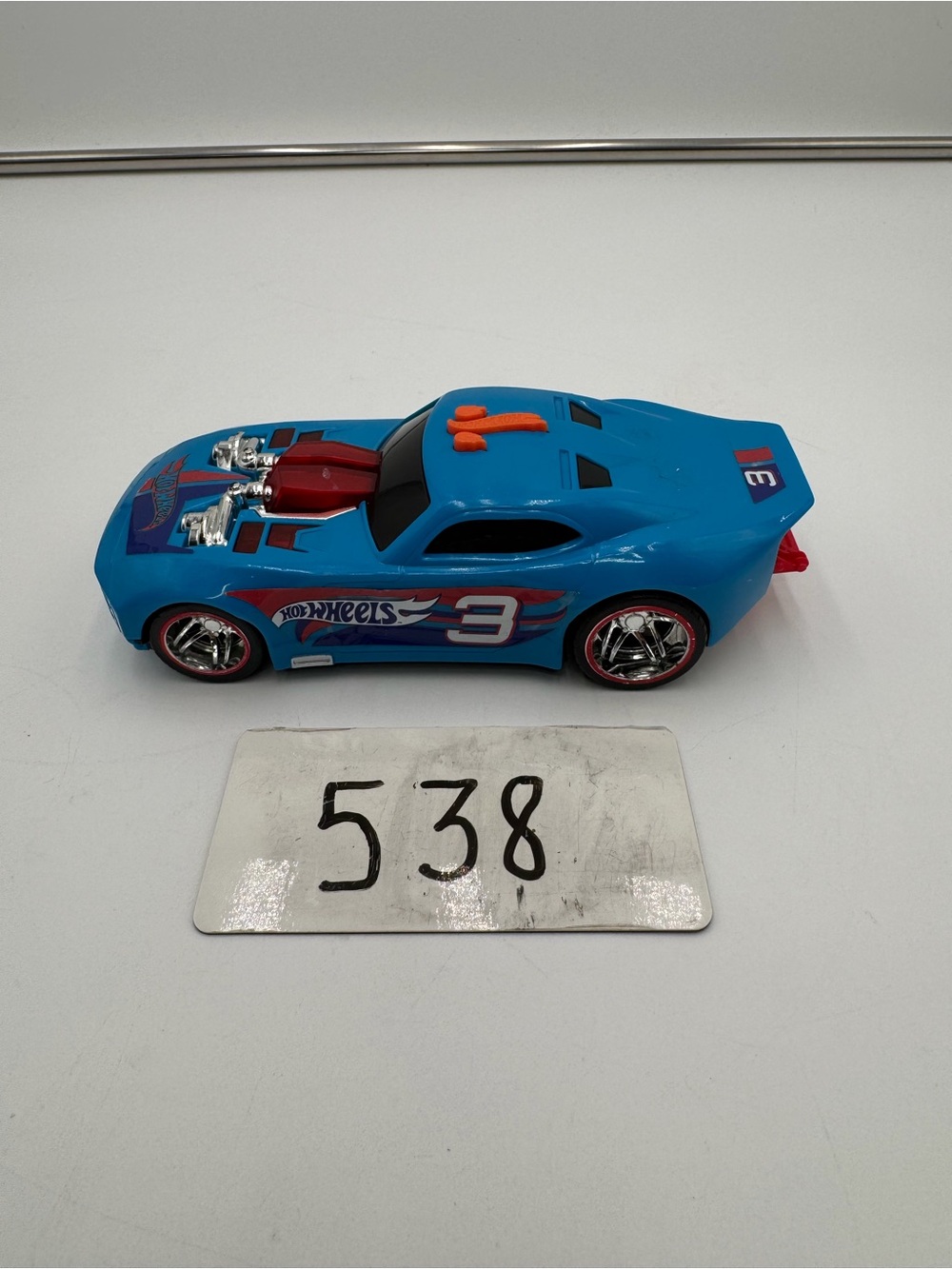 Hot Wheels RC Street Power Blue Muscle Car Mattel 2019 Lights Sounds Tested